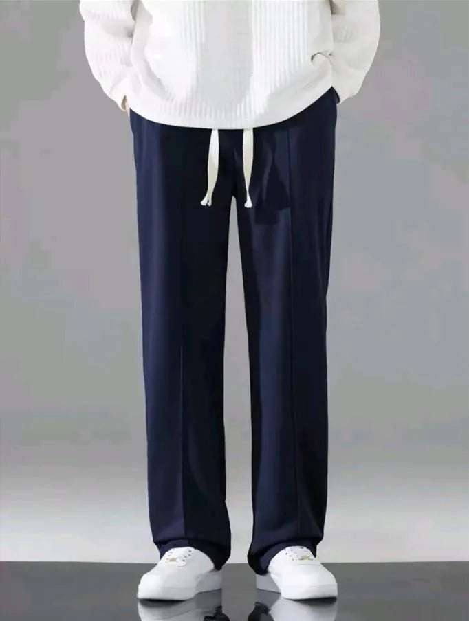 Trend Wear Men’s Straight Fit Casual Trousers – Premium Comfortable