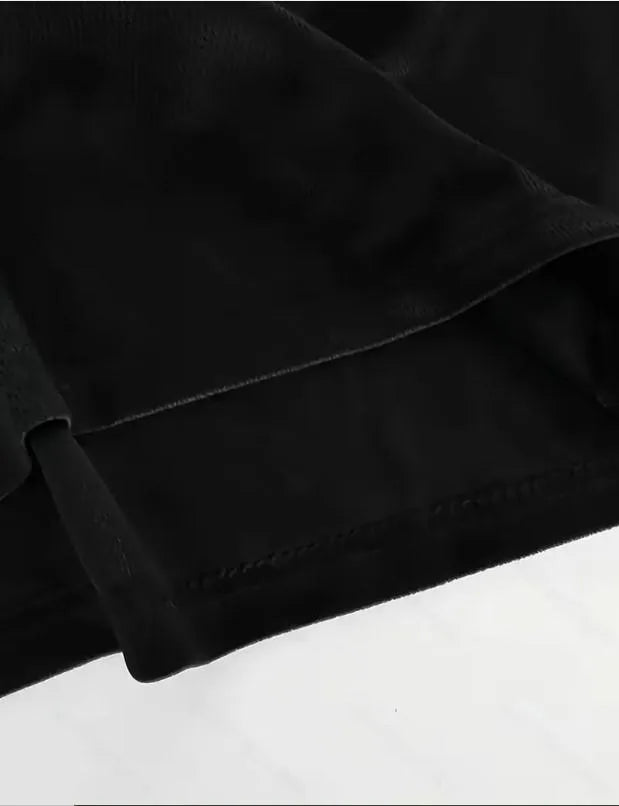 Men's Black Printed Wings Dri Fit T-Shirt Round Neck